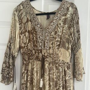 Bohemian Floral Maxi Dress